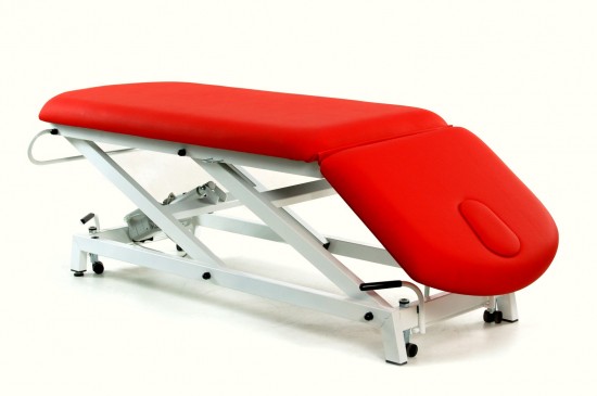 CamillasOnline E20-AR Electric examination couch of 2 sections with a negative adjustment of the backrest.